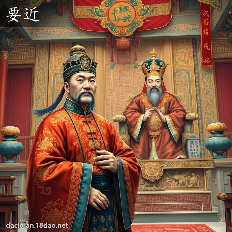 要近 - 國語大辭典配圖