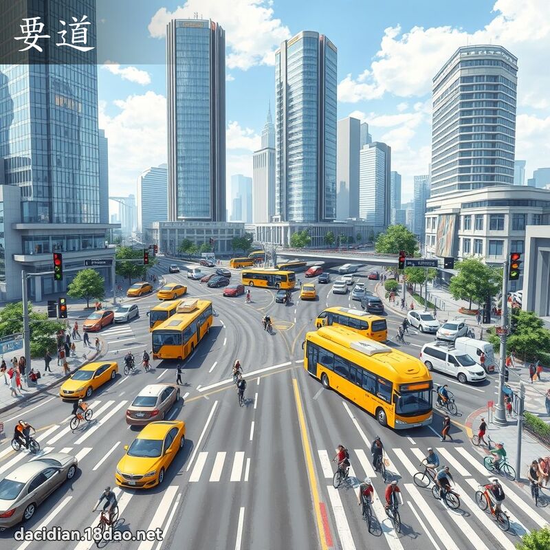 要道 - 国语大辞典配图