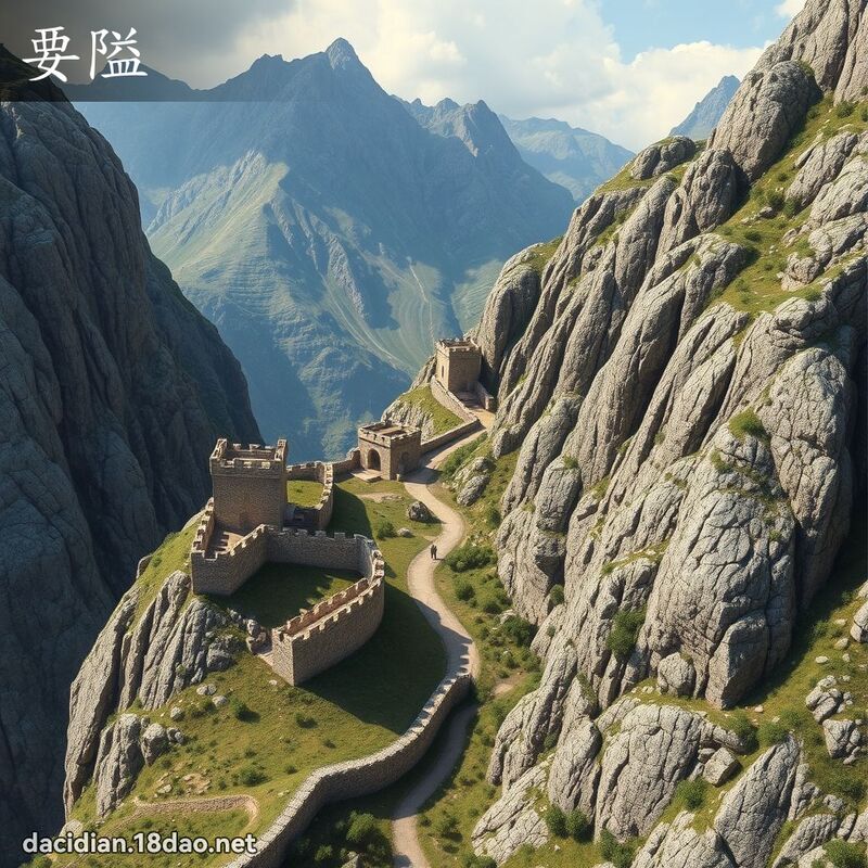 要隘 - 国语大辞典配图