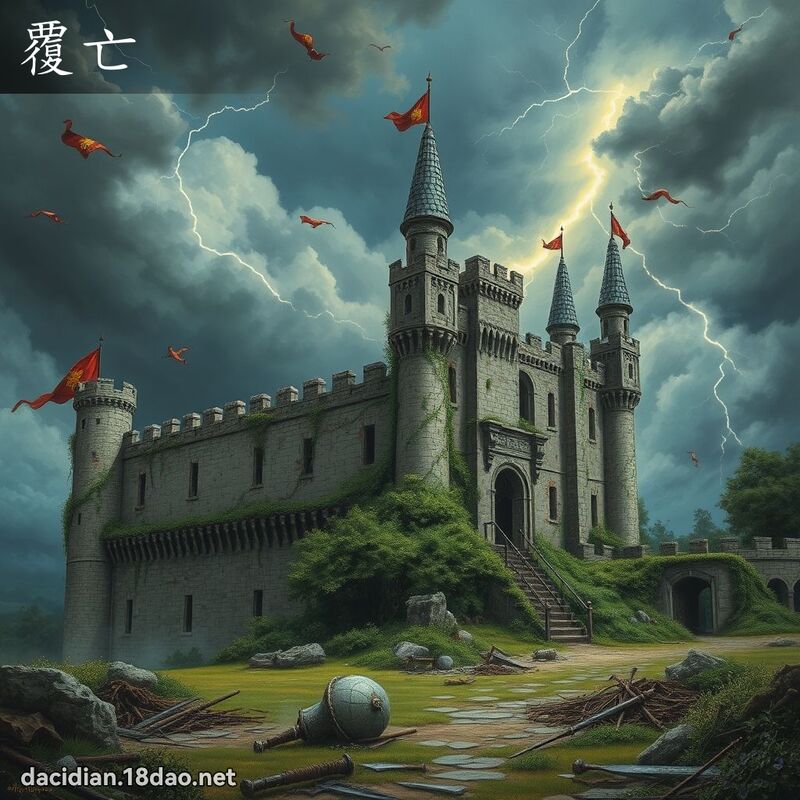 覆亡 - 國語大辭典配圖