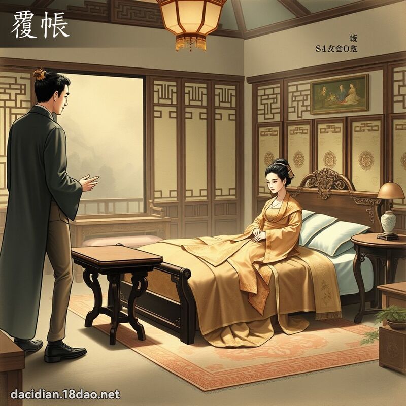 覆帳 - 國語大辭典配圖