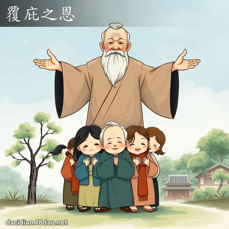 覆庇之恩 - 國語大辭典配圖