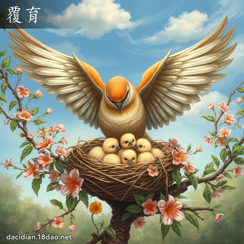 覆育 - 國語大辭典配圖