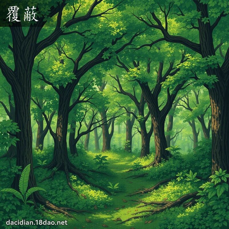 覆蔽 - 國語大辭典配圖