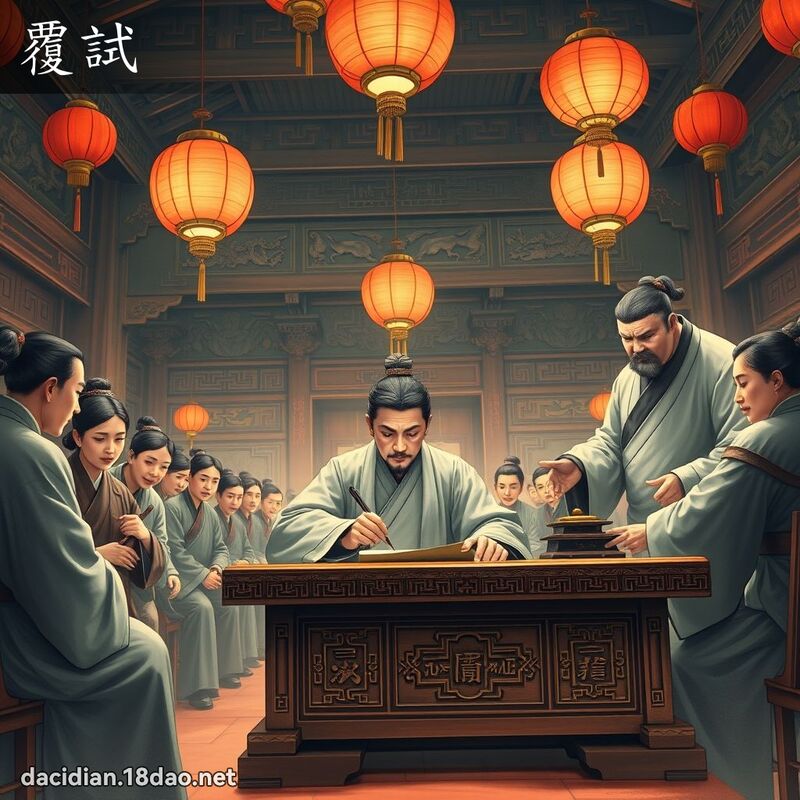 覆試 - 國語大辭典配圖