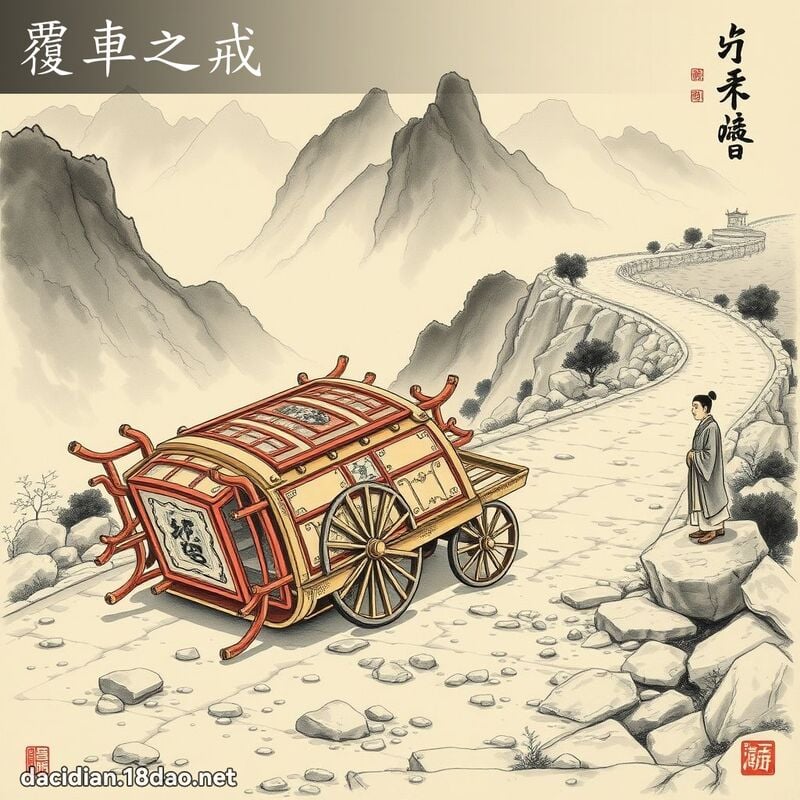 覆車之戒 - 國語大辭典配圖