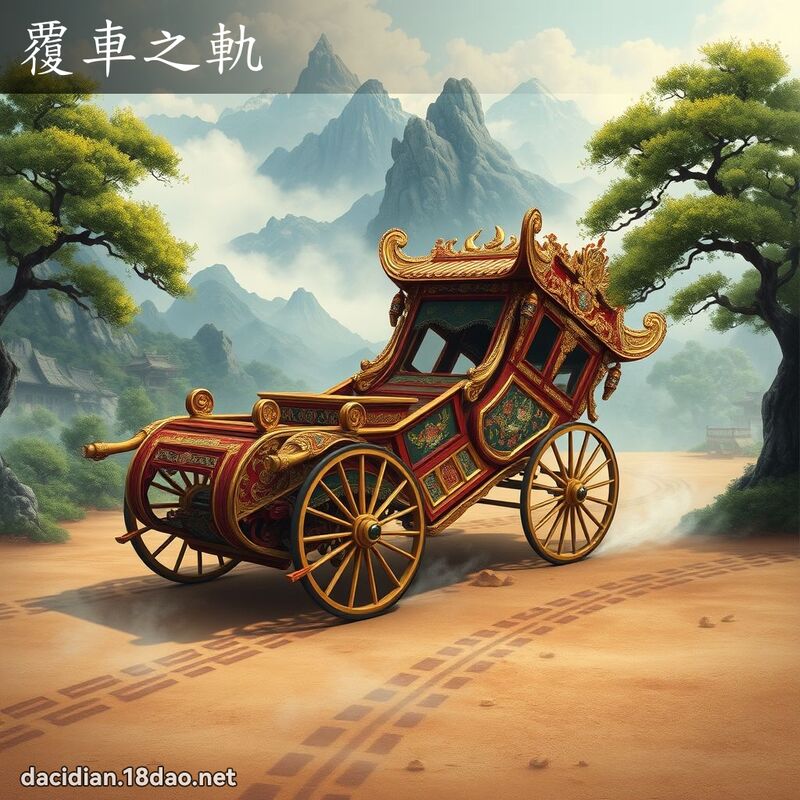 覆车之轨 - 国语大辞典配图