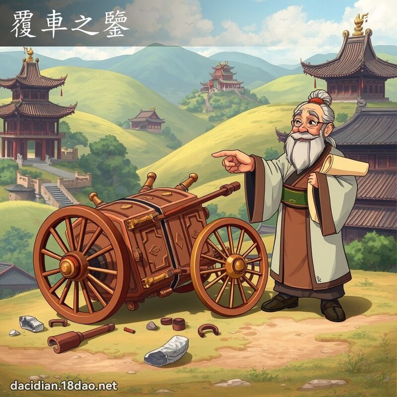 覆车之鉴 - 国语大辞典配图