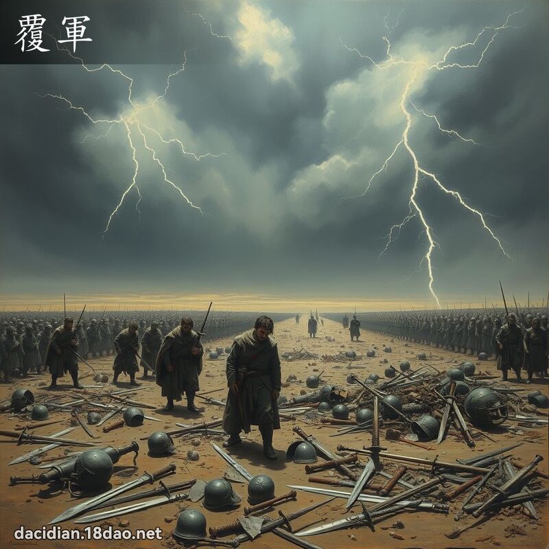 覆軍 - 國語大辭典配圖