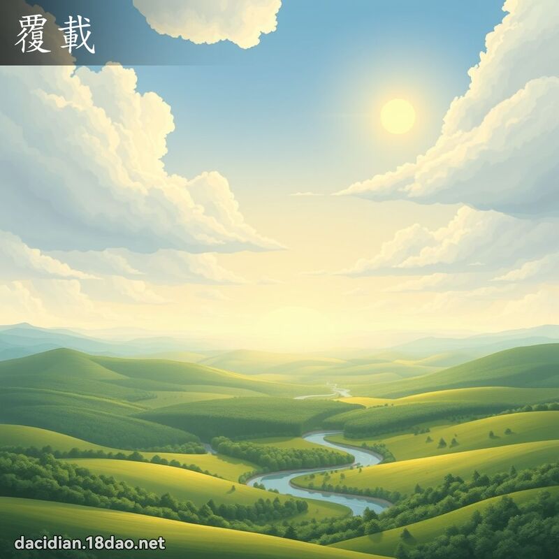 覆載 - 國語大辭典配圖