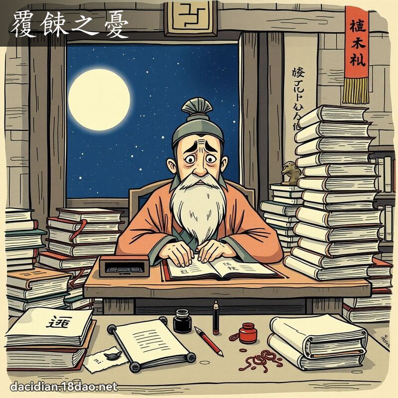 覆餗之憂 - 國語大辭典配圖