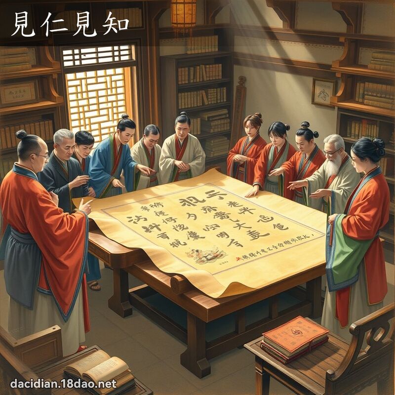 見仁見知 - 國語大辭典配圖