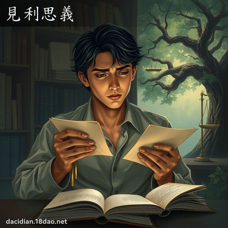 见利思义 - 国语大辞典配图