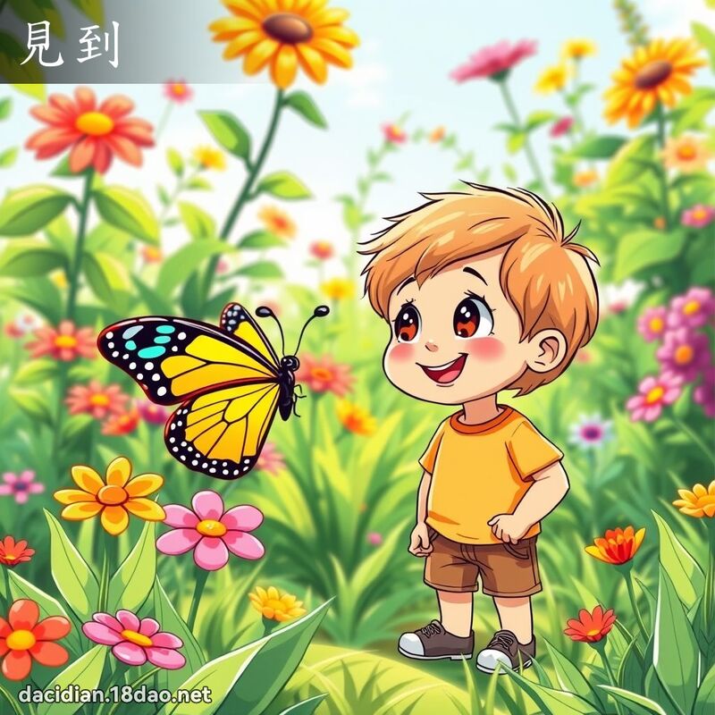 见到 - 国语大辞典配图