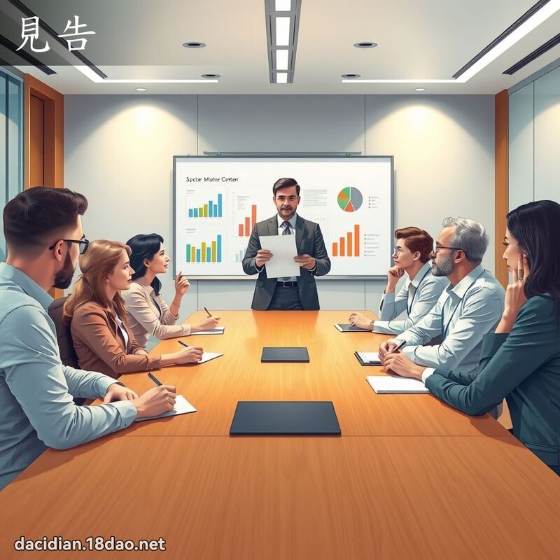 见告 - 国语大辞典配图