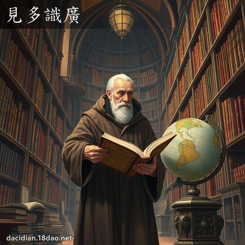 见多识广 - 国语大辞典配图