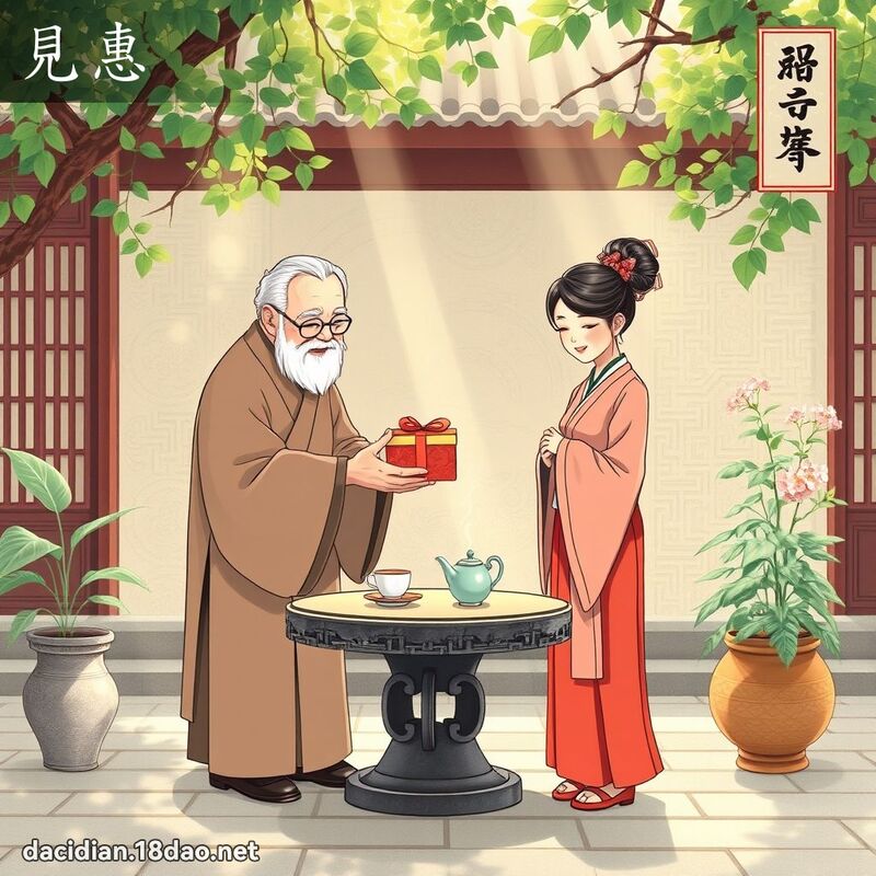 見惠 - 國語大辭典配圖