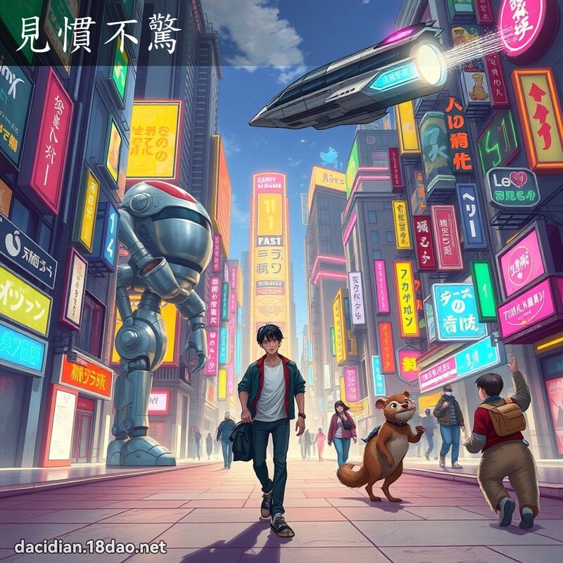 见惯不惊 - 国语大辞典配图