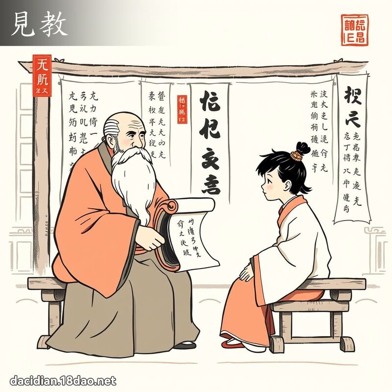 見教 - 國語大辭典配圖