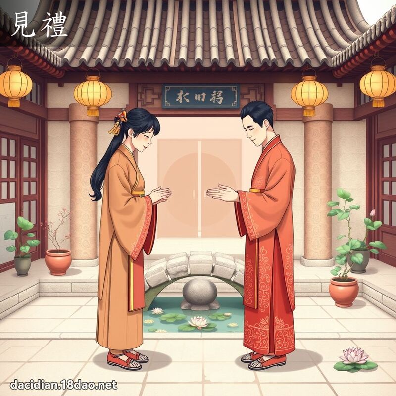 見禮 - 國語大辭典配圖