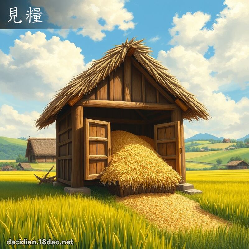 見糧 - 國語大辭典配圖
