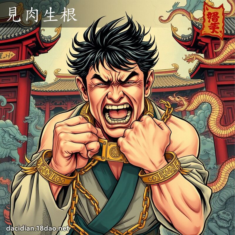 見肉生根 - 國語大辭典配圖