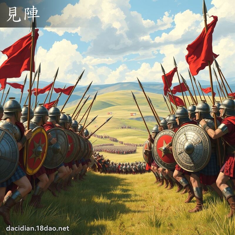 见阵 - 国语大辞典配图