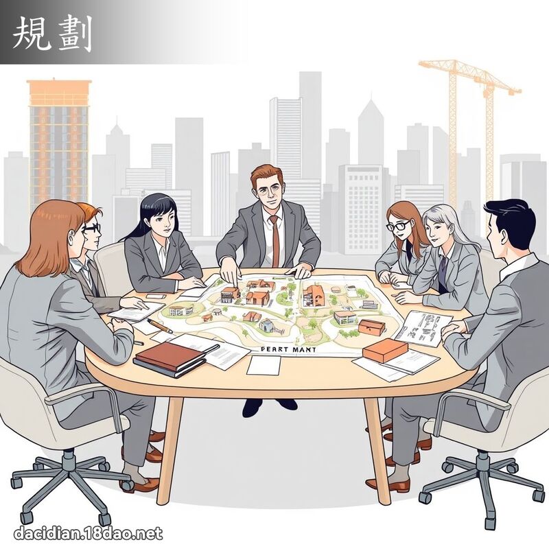规划 - 国语大辞典配图