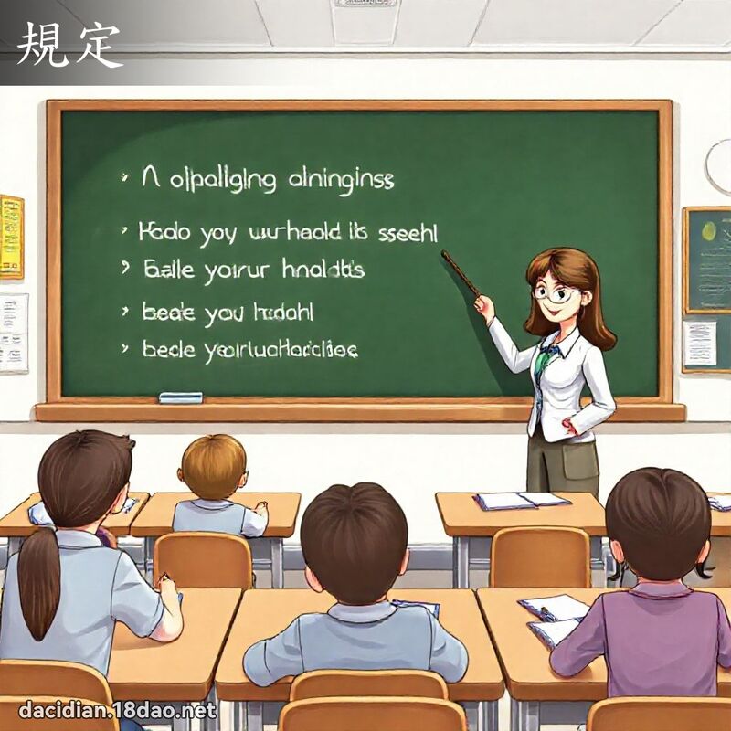 規定 - 國語大辭典配圖