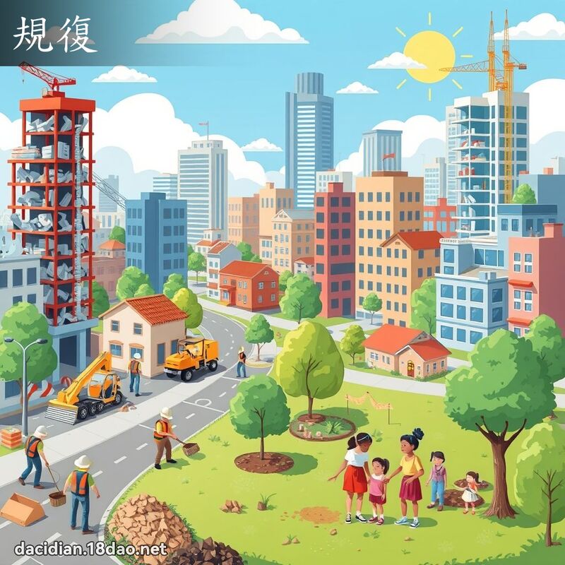 規復 - 國語大辭典配圖