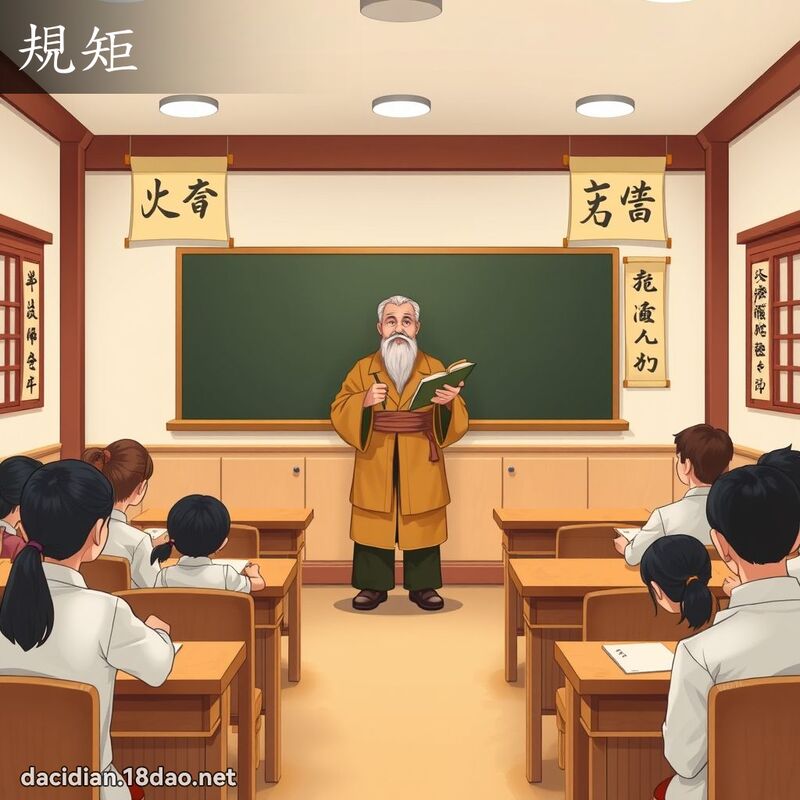 規矩 - 國語大辭典配圖