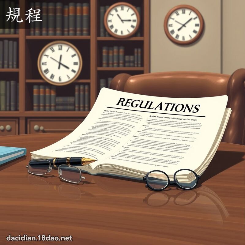 规程 - 国语大辞典配图