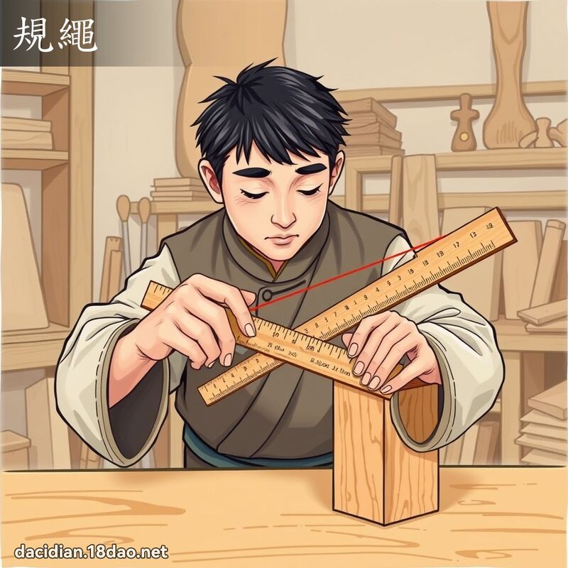 規繩 - 國語大辭典配圖