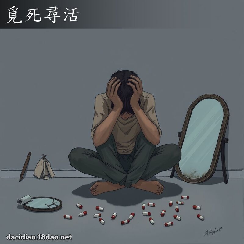 觅死寻活 - 国语大辞典配图