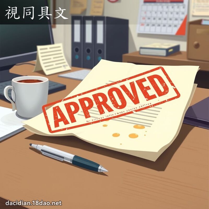 视同具文 - 国语大辞典配图