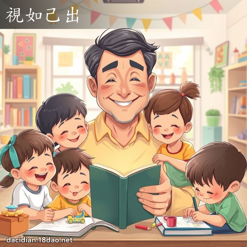 視如己出 - 國語大辭典配圖