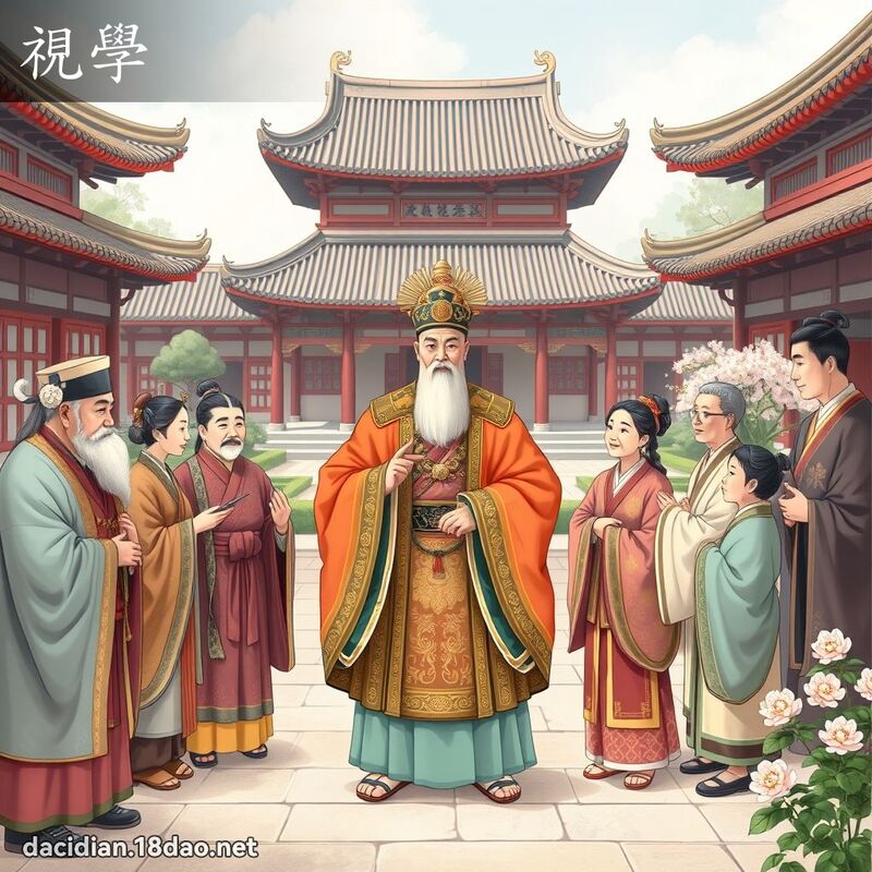 視學 - 國語大辭典配圖