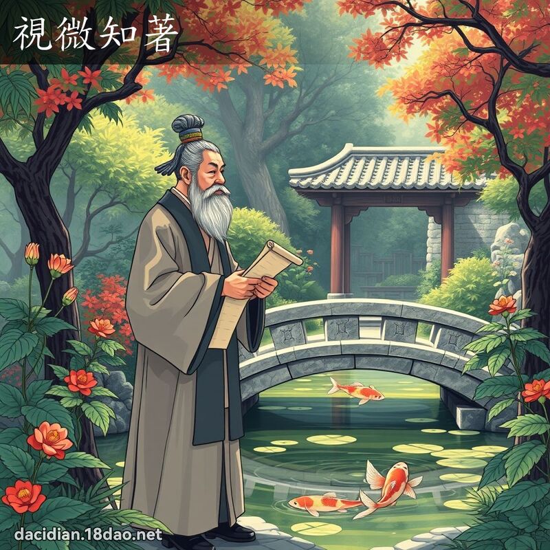 视微知著 - 国语大辞典配图
