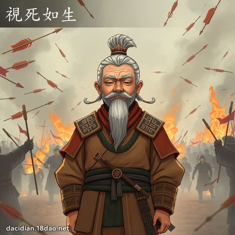 視死如生 - 國語大辭典配圖