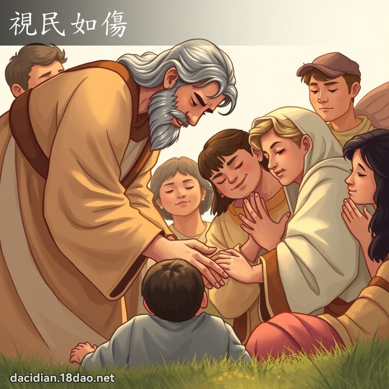 視民如傷 - 國語大辭典配圖