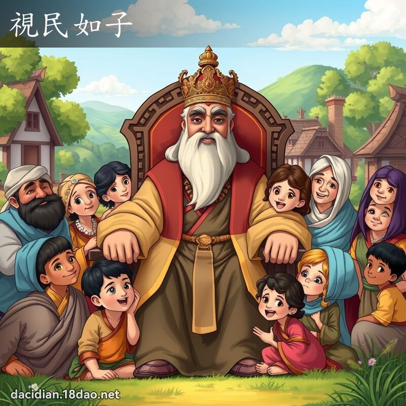 視民如子 - 國語大辭典配圖