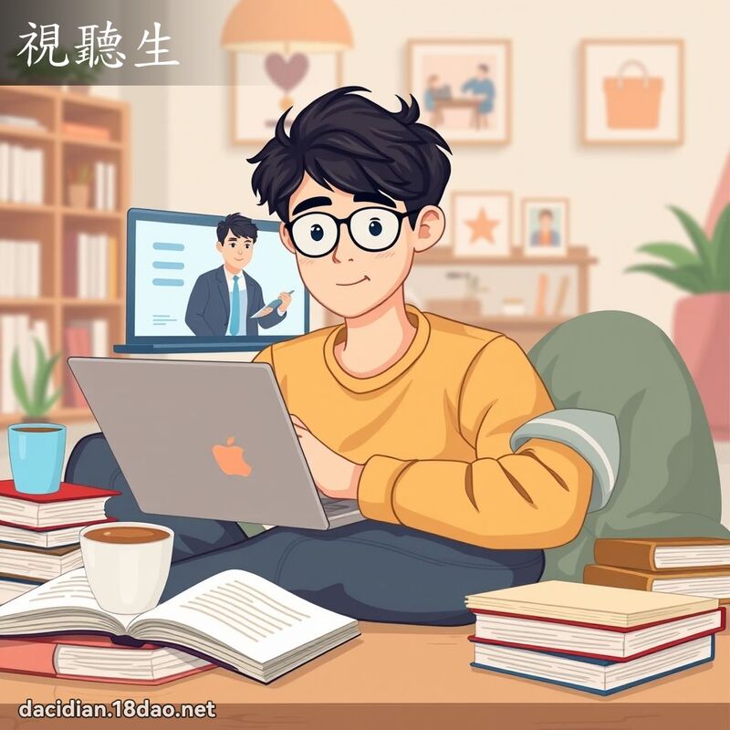 视听生 - 国语大辞典配图