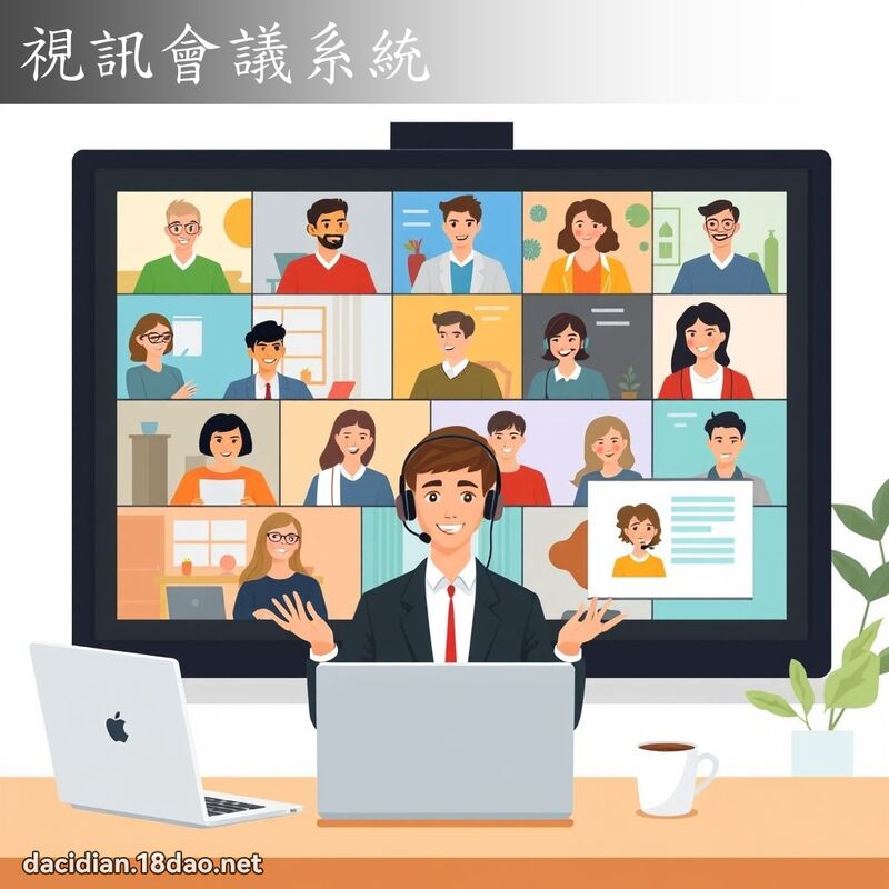 视讯会议系统 - 国语大辞典配图
