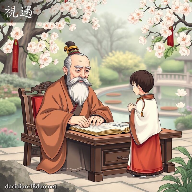 視遇 - 國語大辭典配圖