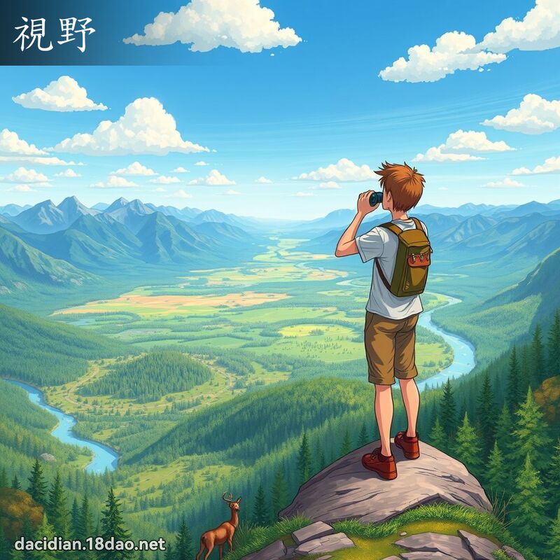 視野 - 國語大辭典配圖