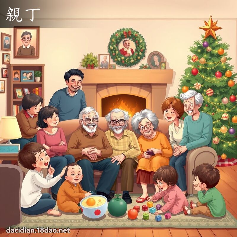 親丁 - 國語大辭典配圖