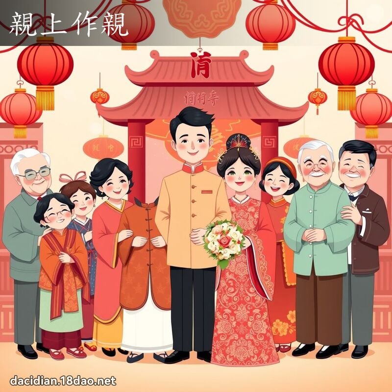 親上作親 - 國語大辭典配圖
