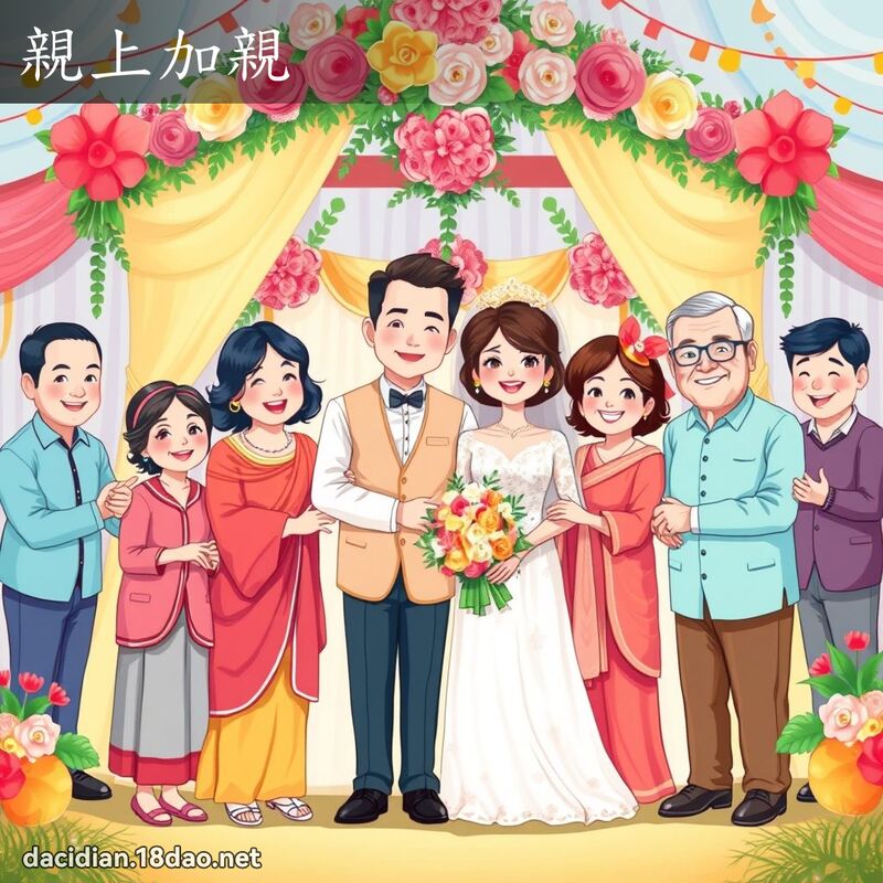 親上加親 - 國語大辭典配圖
