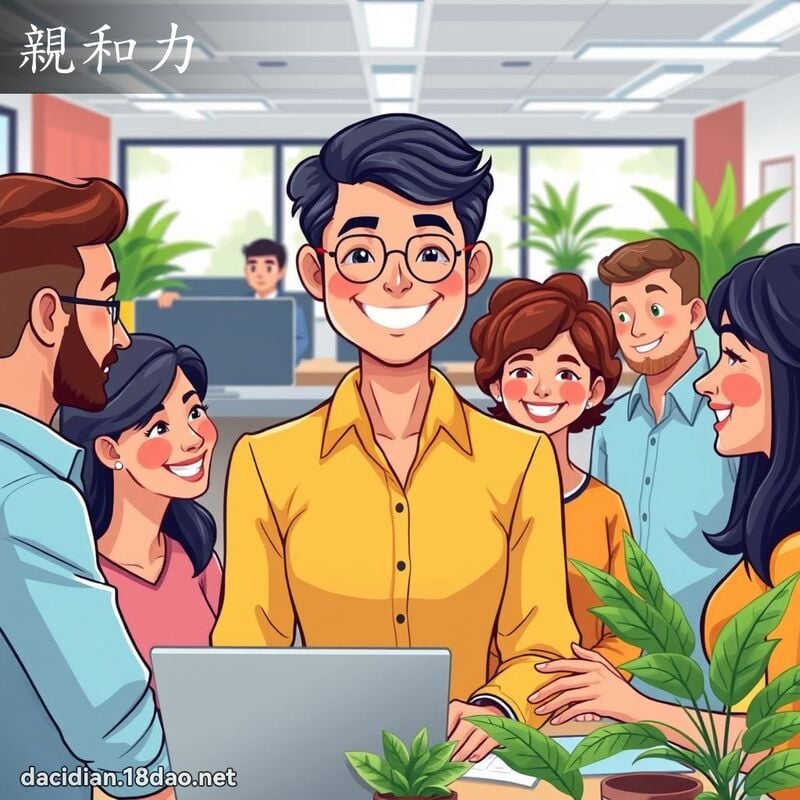 親和力 - 國語大辭典配圖