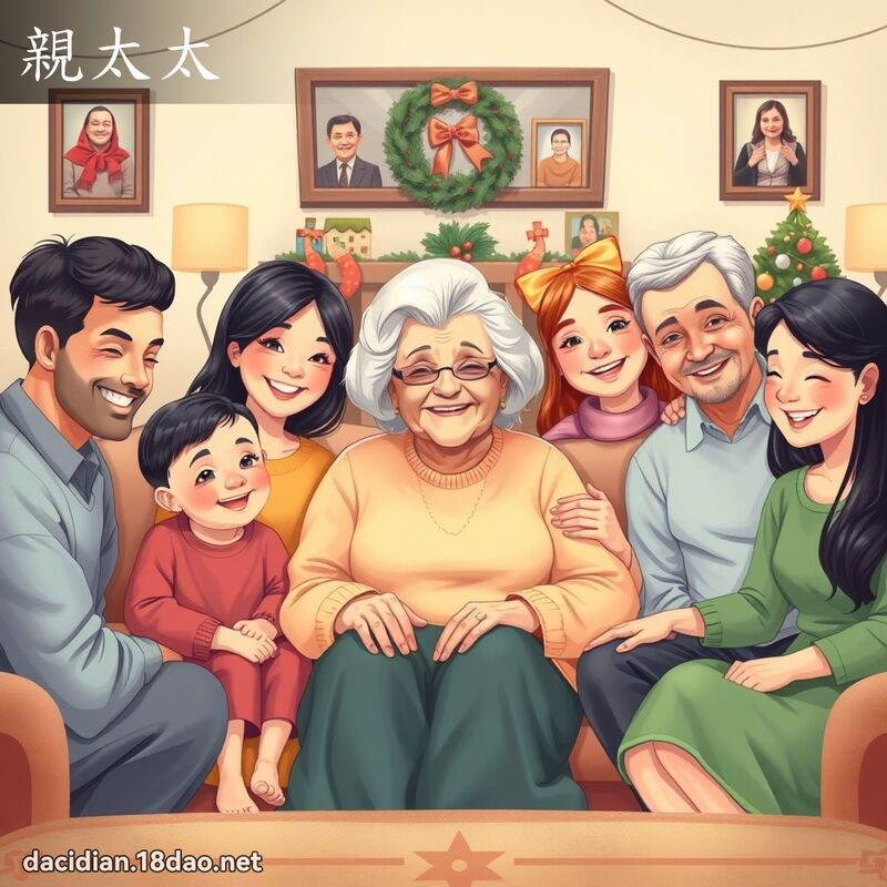 親太太 - 國語大辭典配圖